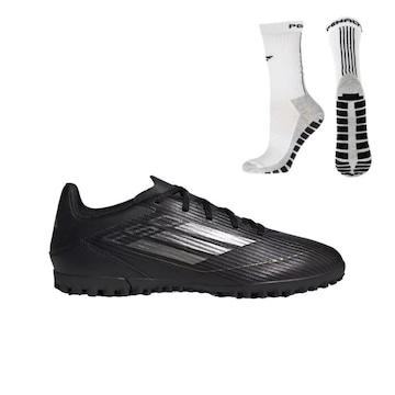 Chuteira Society Adidas F50 Club + Meia Antiderrapante - Adulto