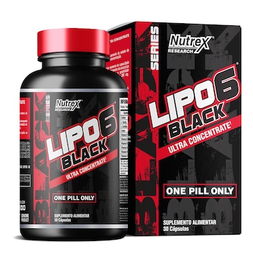 Termogênico Nutrex Research Lipo-6 Black Ultra Concentrado - 30 Cápsulas