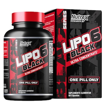 Termogênico Nutrex Research Lipo 6 Black Ultra Concentrado - 60 Cápsulas