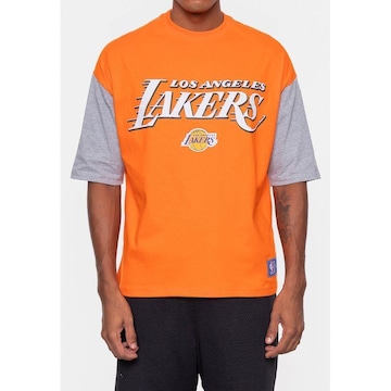 Camiseta Nba Oversized Vintage Los Angeles Lakers - Masculina