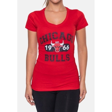 Camiseta Nba Club Chicago Bulls - Feminina