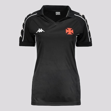 Camisa Polo do Vasco Supporter 2023 Kappa - Feminina