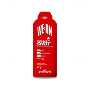 Gel Sachê We:On Energy Shot + Strawberry e Kiwi