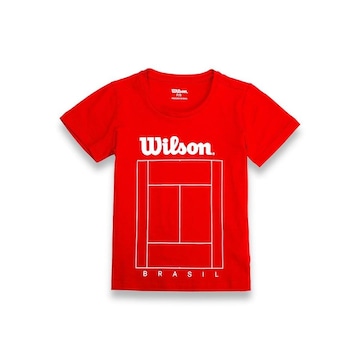 Camiseta Wilson Tennis Court - Infantil