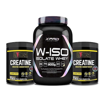 Kit W-Iso Isolate 900G Xpro + Creatine 400G Universal