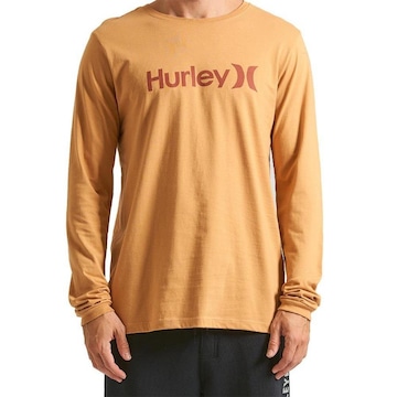 Camiseta Manga Longa Hurley O&O Solid - Masculina