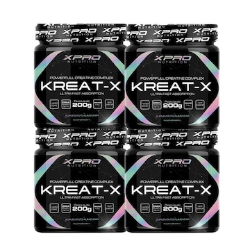 Kit 4X Kreat X 200G - Xpro Nutrition