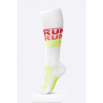 Meia Cano Alto Hupi Run Run Run - Unissex