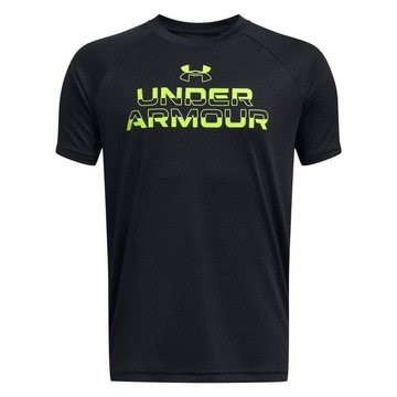 Camiseta Under Armour Tech Split Wordmark - Infantil