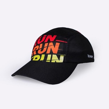 Boné Aba Curva para Corrida Hupi Run Run Run - Strapback - Adulto