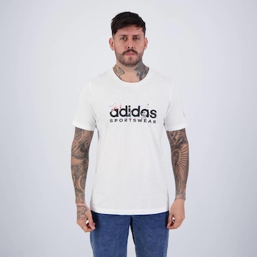 Camiseta Masculina adidas Manga Curta Graphic Landscape