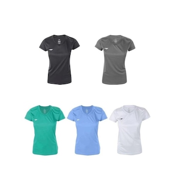 Kit Camiseta Penalty X Esportiva - 5 Unidades - Feminina