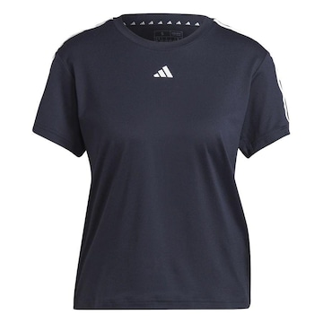 Camiseta adidas Aeroready Train Essentials 3 Listras - Feminina