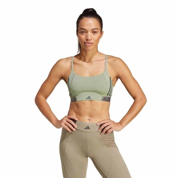 Top Fitness adidas Hyperglam Suporte Leve - Feminino