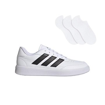 Kit Tênis adidas Courtblock - Unissex + 3 Pares de Meias