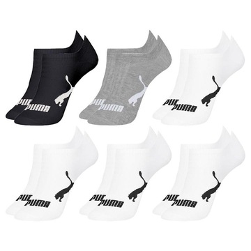 Kit Meia Puma Sapatilha Esportiva - 6 Pares - Masculina