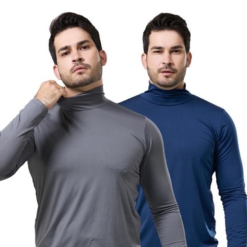 Camiseta Performance Wear Gola Alta Térmica Uv - 2 Unidades - Masculina