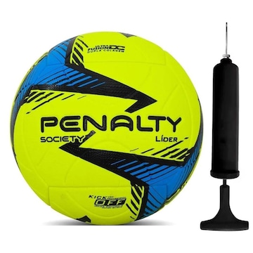 Kit Bola Society Penalty Líder Xxiv + Bomba de Ar