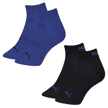 Meia Puma Esportiva - 2 Pares - Masculina