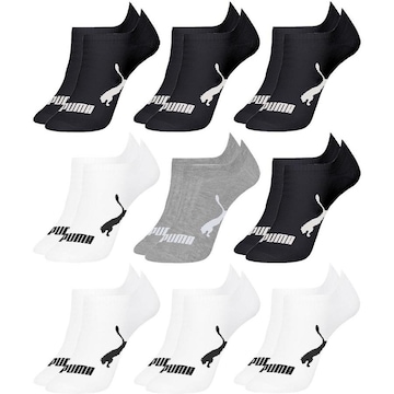 Meias Puma Sapatilha Esportiva - 9 Pares - Masculina