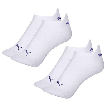 Meia Sapatilha Puma Esportiva - 2 Pares - Feminina