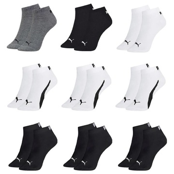 Kit Meia Puma Sapatilha Esportiva - 9 Pares - Masculina