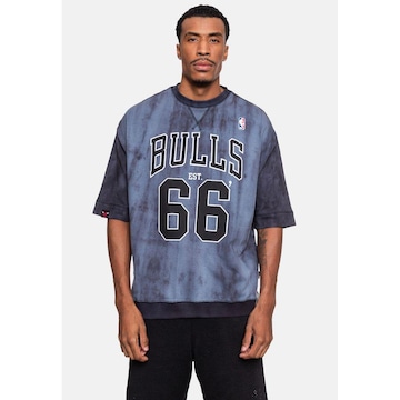 Camiseta Nba Oversized Moletinho Chicago Bulls - Masculina