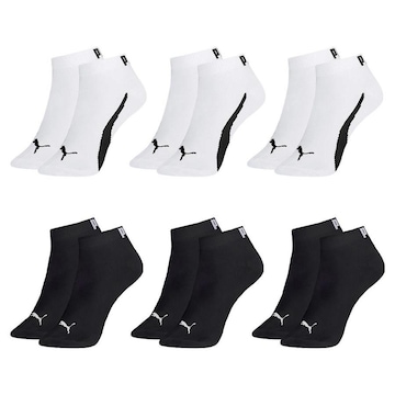 Kit Meia Puma Sapatilha Esportiva - 6 Pares - Masculina