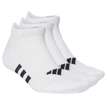 Meia Cano Baixo Adidas Prf - 3 Pares - Unissex