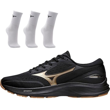 Tênis Mizuno Action 3 + 3 Pares de Meia Cano Médio - Masculino