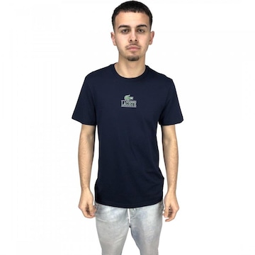 Camiseta Lacoste Logo Central - Masculina