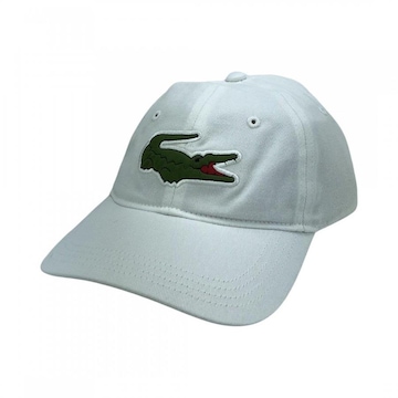 Boné Aba Curva Lacoste Crocodilo Grande - Strapback - Adulto