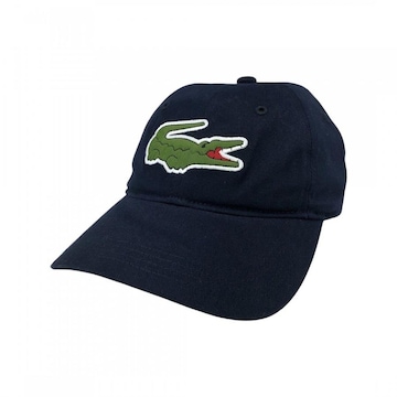 Boné Aba Curva Lacoste Crocodilo Grande - Strapback - Adulto