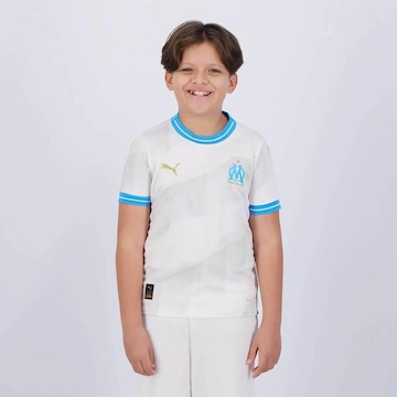 Camisa Olympique de Marseille 2024 Puma Home - Infantil