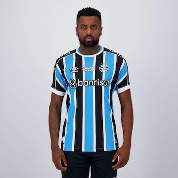 Camisa Umbro Gremio I 2023 Jogador com Patrocínio - Masculina