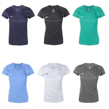 Camiseta Penalty X Esportiva - 6 Unidades - Feminina