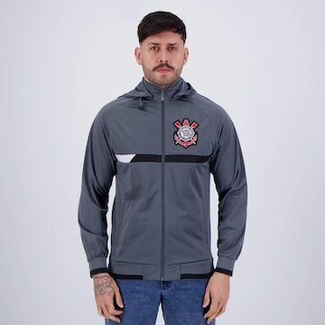 Jaqueta com Capuz Corinthians Trilobal - Masculina