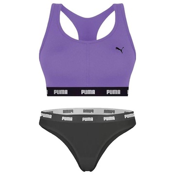 Kit Puma Top Nadador + Calcinha Biquíni - Feminino