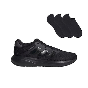 Kit Tênis adidas Response Runner + 3 Pares de Meias - Unissex