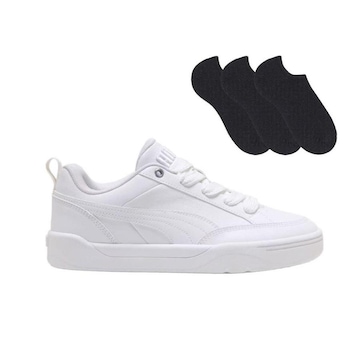 Kit Tênis Puma Park Lifestyle Masculino + 3 Pares de Meias