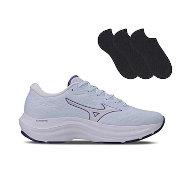 Kit Tênis Mizuno Enigma Feminino + 3 Pares de Meias