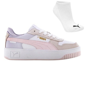 Kit Tênis Puma Carina Street Bdp + Meia - Feminino