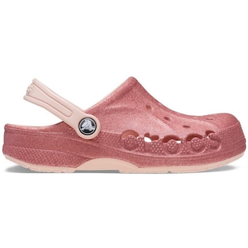 Sandália Crocs Baya Glitter Clog T - Infantil