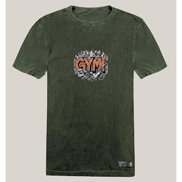 Camiseta WSS Brasil Estonada Algodão Prime Gym Street - Masculina