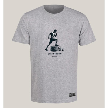 Camiseta WSS Brasil Algodão Prime Wss Old School Gym - Masculina