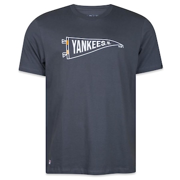 Camiseta New Era Regular Mlb New York Yankees Fashion Vintage Class - Masculina