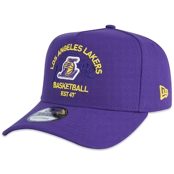 Boné Aba Curva New Era 940 A-Frame Los Angeles Lakers Core - Snapback - Adulto