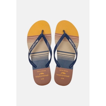 Chinelo Tropical Brasil Estampado Slim - Feminino