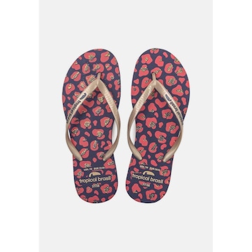 Chinelo Tropical Brasil Estampado Slim - Feminino