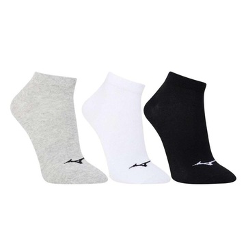 KIt de Meias Cano Curto Mizuno Prime - 3 Pares - Masculina